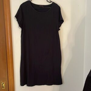 Fresh produce simple black dress